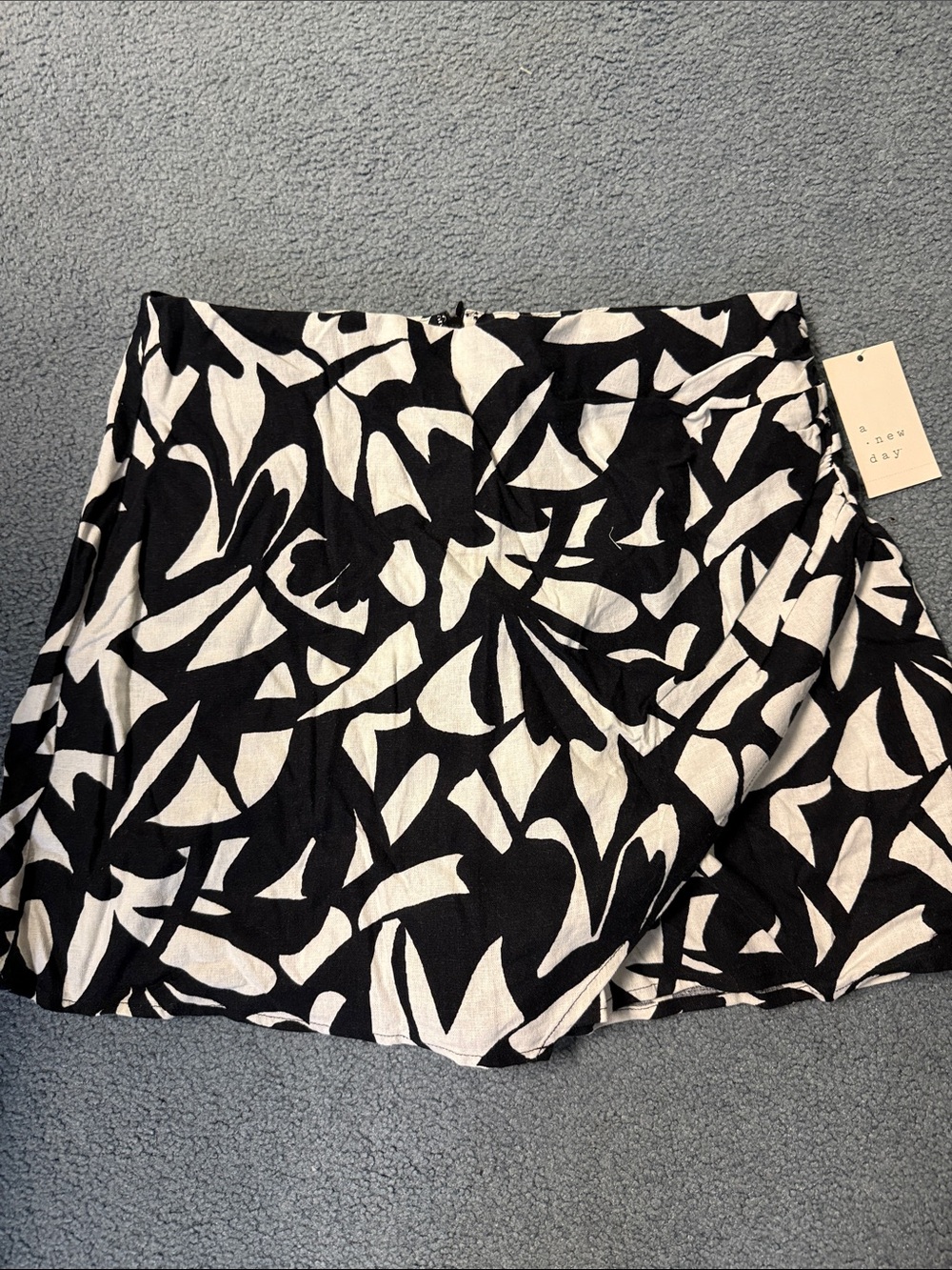 a new day Black and White Patterned Skort